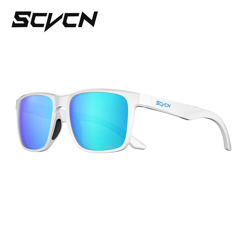 Scvcn Polarized Fishing Glasses UV400 Protect Eyes from Sunlight Anti-glare Lenses Professional Outdoor Driving Sunglasses