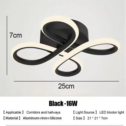 LED Strip Aisle Ceiling Lights Modern Minimalist Living Room Lamps For Balcony Entrance Home Decor Fixtures various styles