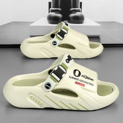 Male Flip Flops Massage Slippers Indoor Beach Clogs Outdoor Comfortable Sandals Soft Slides Men Casual Shoes Women Home Slippers