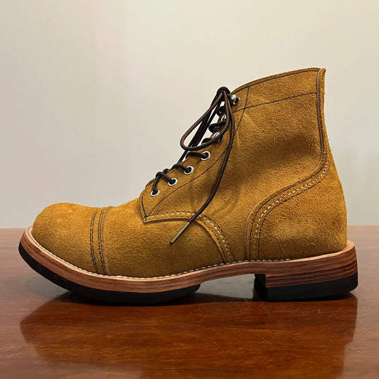 AN2 Rock Can Roll Super Quality Handmade Goodyear Welted Skill Italian Cowhide Suede Boot Custom Made Available