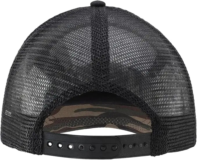 Connectyle Men's Women Vintage Fashion Adjustable Mesh Trucker Hat Outdoor Sport Summer Breathble Sun UV Protection Baseball Cap