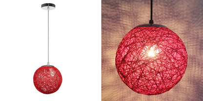 Nordic Hand-woven Rattan Pendant Lights Ceiling Chandelier Modern Hanging Lamps Restaurant Living Room Kitchen Lighting Fixtures