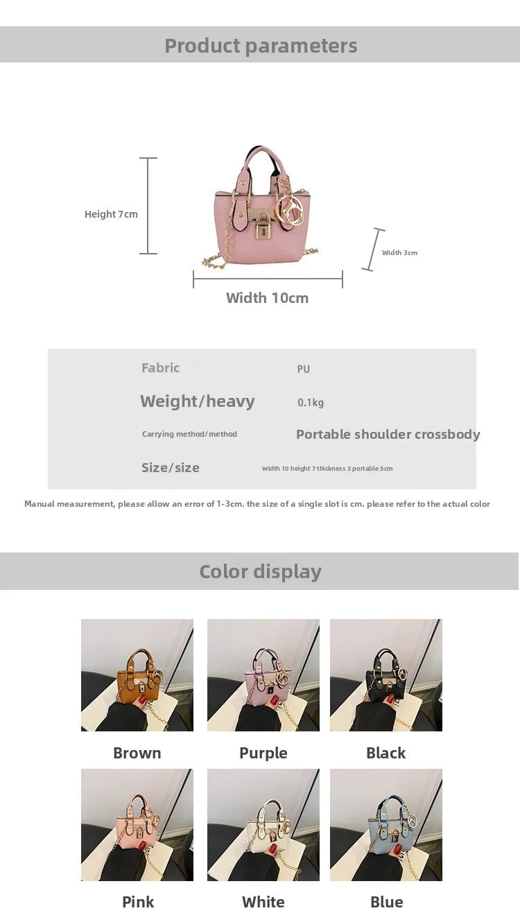 Mini small bag female 2026 new trend Joker leisure one-shoulder diagonal bag small luxury handbag bag