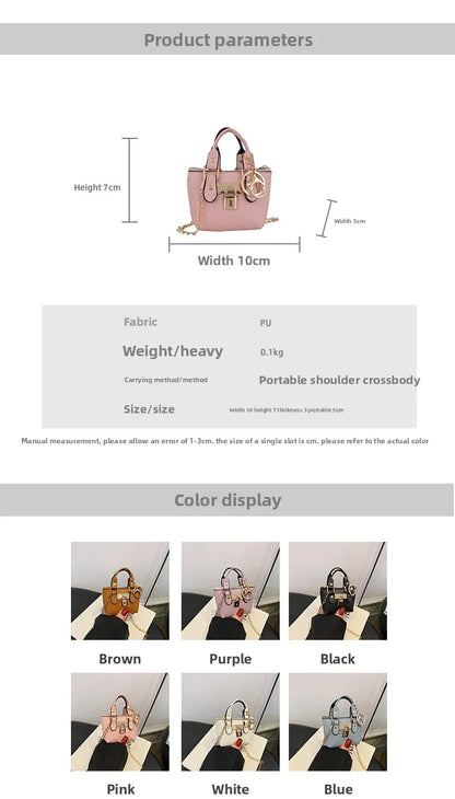Mini small bag female 2026 new trend Joker leisure one-shoulder diagonal bag small luxury handbag bag