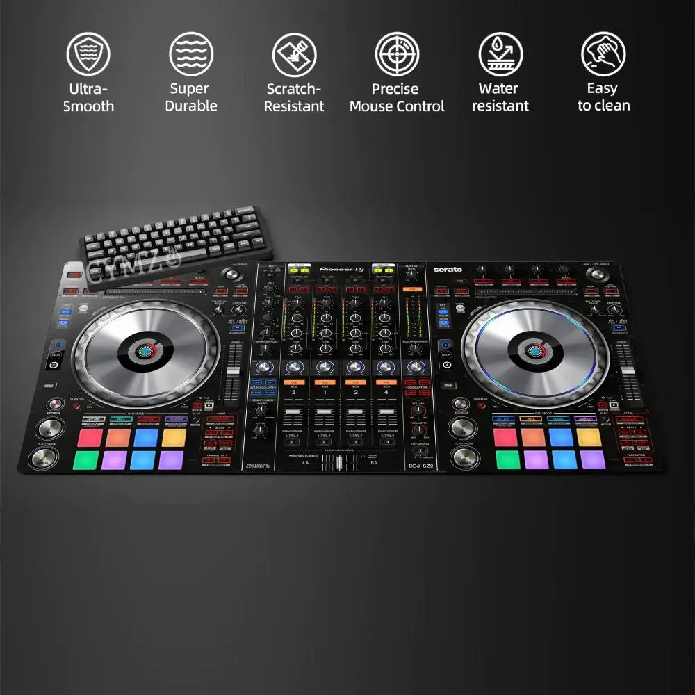 Mouse Pad Music Radio Dj Panel Gamer printon demand Custom Computer MousePad Natural Rubber Office Soft PC Accessory Desktop Pad