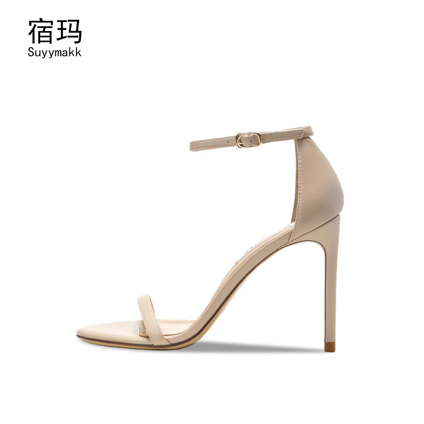 Luxury Brand Heeled Sandals Summer Gladiator Buckle Strap Elegant Slingbacks High Heels Sexy Classic Ladies Prom Shoes Women