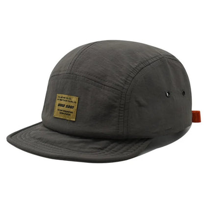 Japanese-style short-brim baseball cap for spring and summer, quick-dry, sun-protective, unisex street soft-brim sun hat