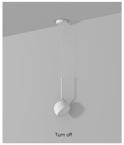 Dimming Simple Black White New LED Modern Pendant Lights Living Study Dining Room Bedroom Bedside Bar Loft Lamps Indoor Lighting