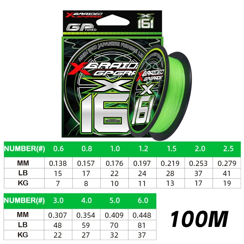 X16 ygk g-soul Strands Braided Fishing Lines Multifilament Pesca 100/150/200/300/500M Carp Wire Japan Abrasion Resistant Pe Line
