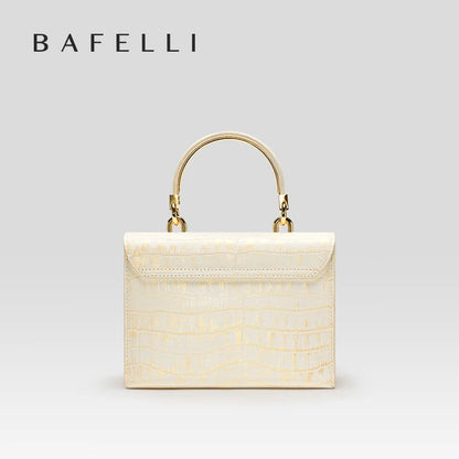 BAFELLI WOMEN'S BAG NEW FASHION LADY STYLE ELEGANT FEMALE HANDBAG K GOLD GENUINE LEATHER SHOULDER LUXURY BRAND PURSE 2026