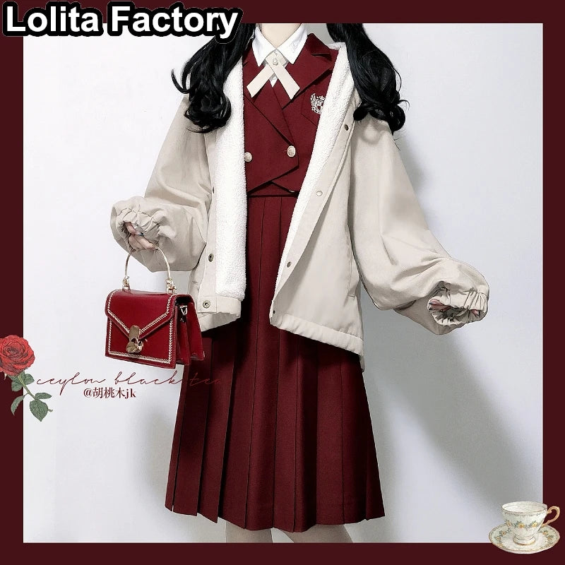 Japanese Women JK Green Blazer Suit skirt coat Harajuku High School Uniform for Students Girl Outwear College Style blazers Suit