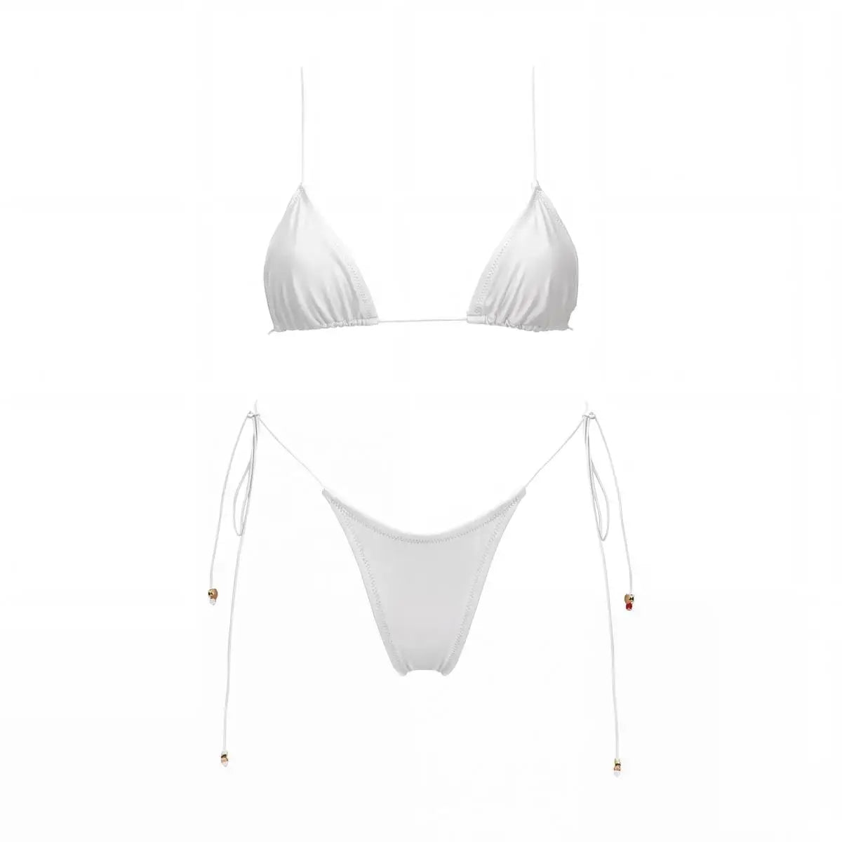 3Pcs Micro Bikini with Cover Up Women Swimsuit Sexy Bikinis Bandeau Biquini Female Swimwear Mesh Dress Bathing Suits Beachwear