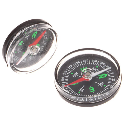 35/40MM Handheld Compass ABS Camping Pocket Compass Portable Navigation Climbing Riding Children Gift Outdoor Survival Gear