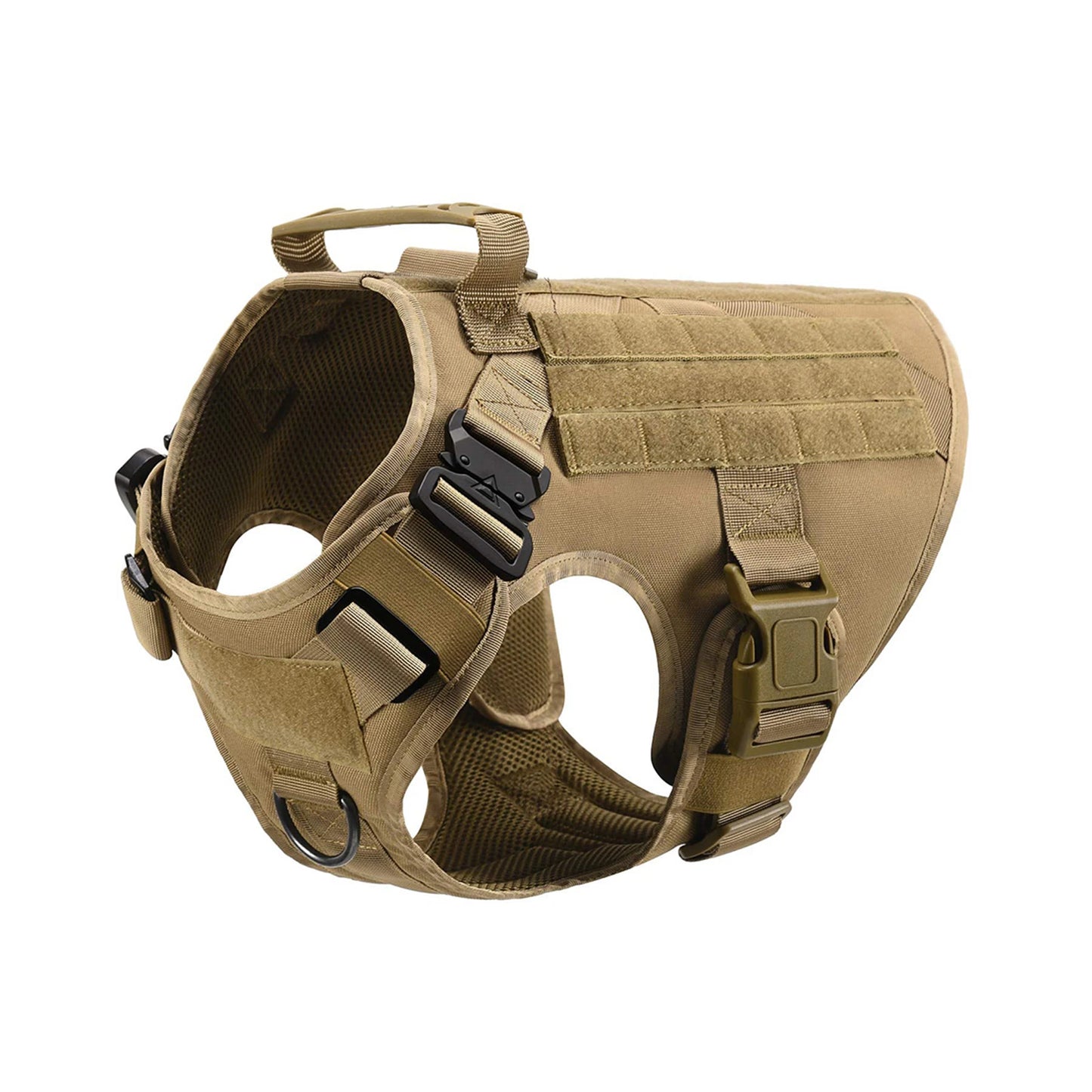 Dog Harness Collar Leash Molle Pouches For Medium Large Dogs Pet German Shepherd Training Walking Vest Tactical Dog Harnesses