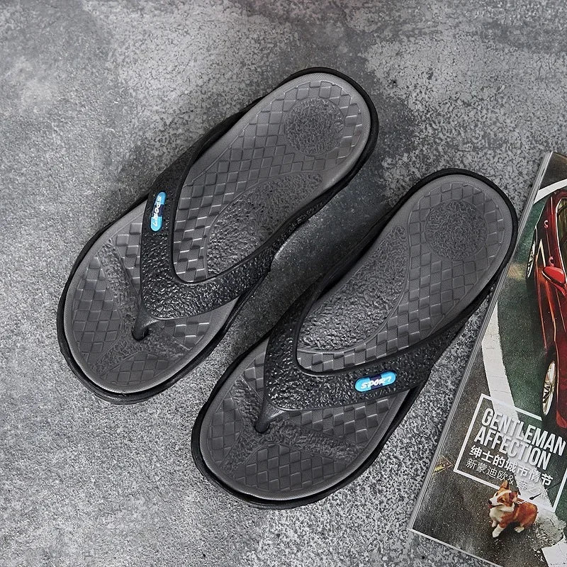 Mens Slippers Lightweight Sandals Summer Flip Flops Breathable Beach Shoes Sandals Men Luxury Flip Flops Breathable Men Slides