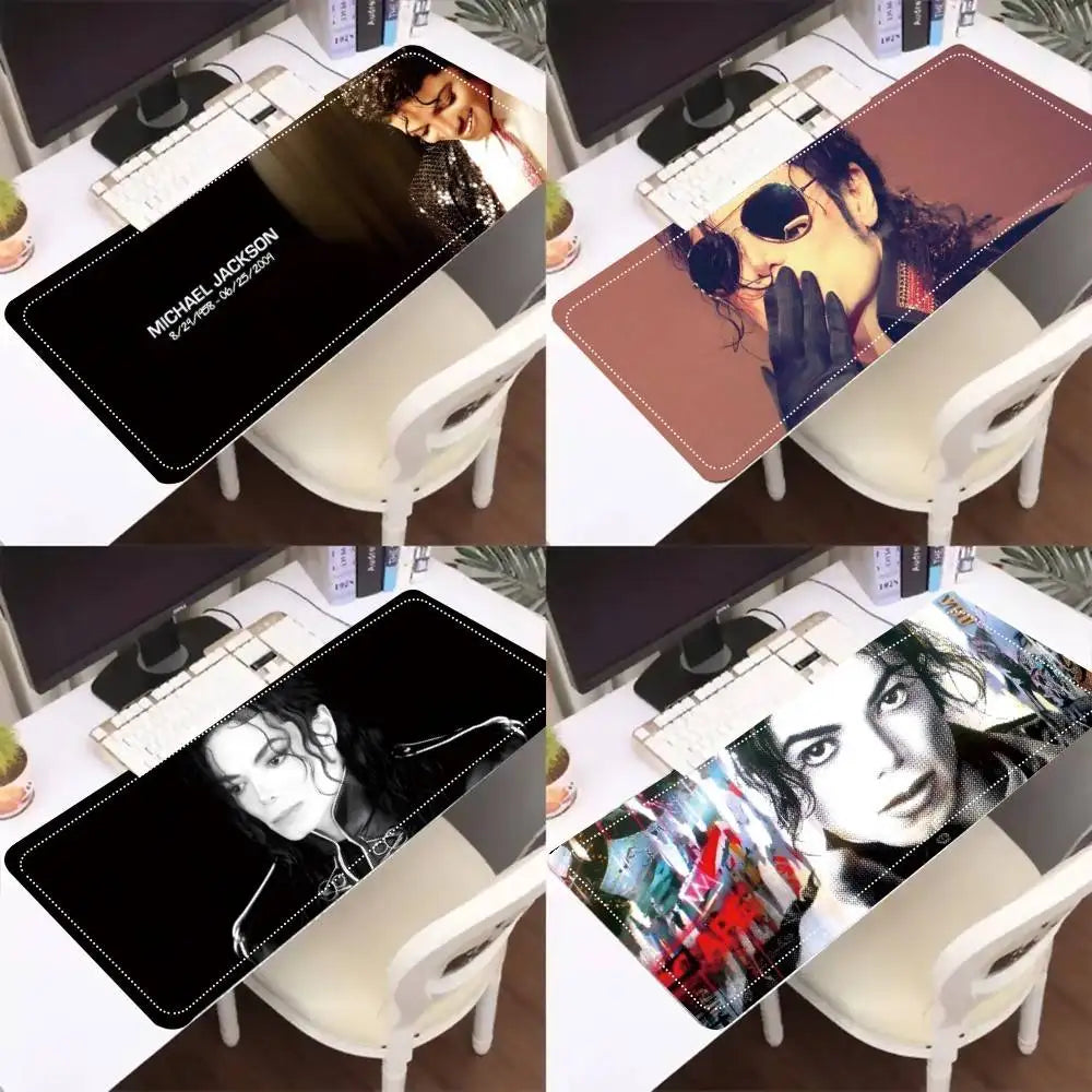 Singer M-Michael J-Jackson Mousepad Premium Locking Edge Mouse Mat Speed Mouse Pad Ultrafine Surface Desk Mat