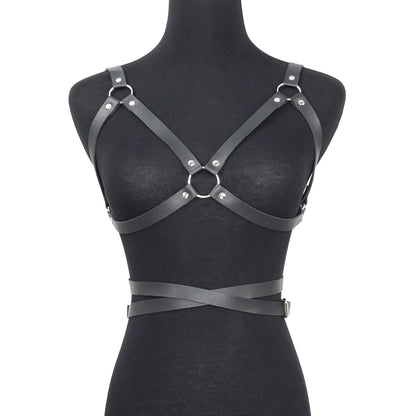 Women Fashion Punk Harness Belts Harajuku Chest Harness Corsett Belt Suspenders for Women Waist Belt Gothic Clothing Accessories