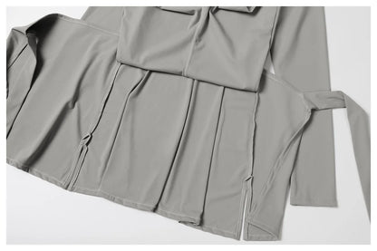 Romper Backless Set Long Sleeved Gym Sports Fitness Bodysuit Siamese Sportswear Women Clothes Jumpsuit Skirt Playsuit Yoga Suit