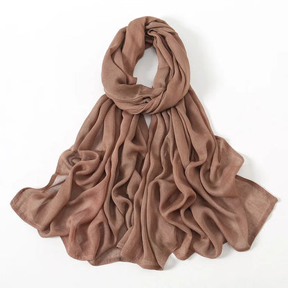 New Big Size Solid Rayon Modal Hijab Scarf Women Muslim Headscarf Wraps Shawl Femme Musulman Headband Islamic Turban 190*85cm