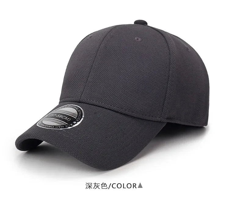 Back Closed Baseball Caps Full Closure Snapback Hats Hip Hop Hat for Men Women58-60cm Dad Hats Cap Kids Adults