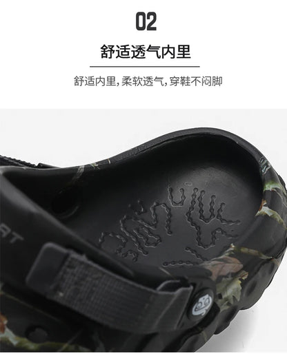 Men Slippers Summer Sandals EVA Platform Garden Shoes Unisex Flat Shoes Women Bedroom Slides High Quality Lightweight Beach