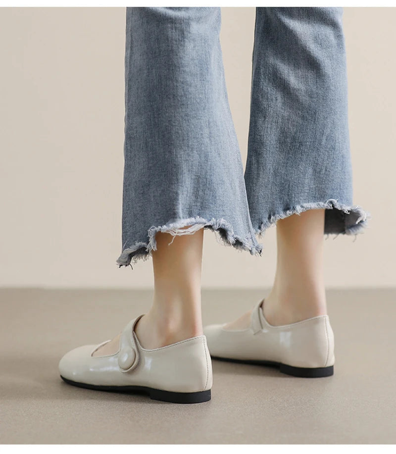 Women French Pointed Toe Flat Shoes Summer Fairy Style Patchwork Casual Shoes Elegant Shallow Footwear Matching Dresses Daily