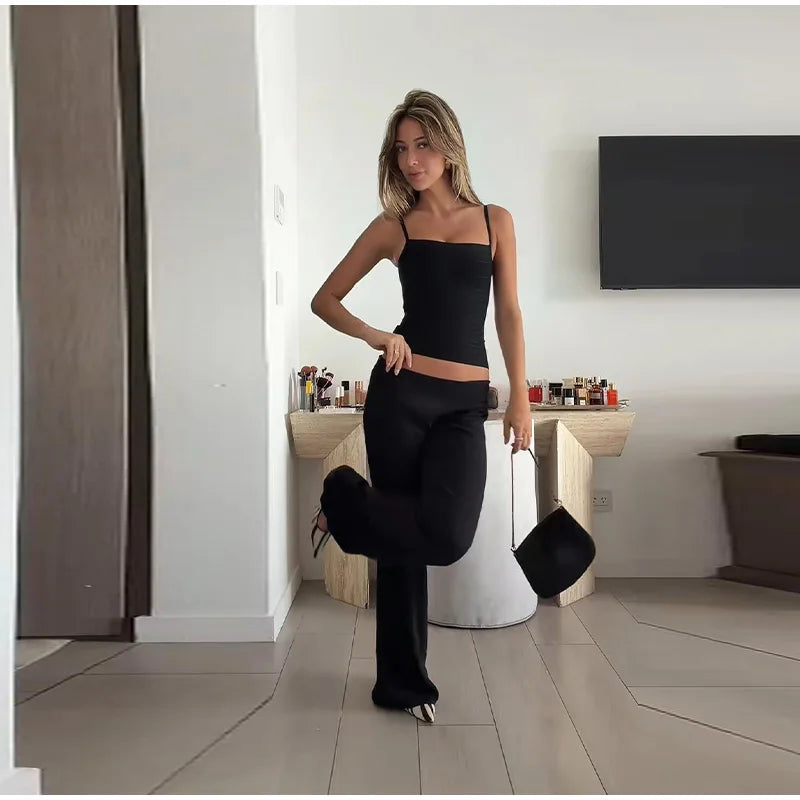 Sexy Women's Knit Ribbed Sling Tops Slim Sleeveless Backless Female Cropped Vest 2026 Spring Summer Lady Beach All-match Corset