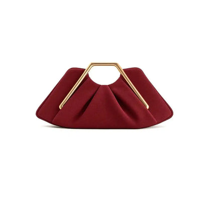 Cross-border New Soft Leather Cloud Bag Niche Pleated Luxury Dinner  Versatile Women Underarm Shoulder Crossbody Daily Handbag