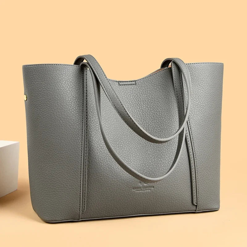 Luxury Designer Women Bags High Quality Leather Shoulder Crossbody Messenger Tote Bag Branded Large Handbag Purses for Female