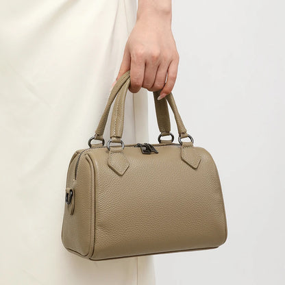 100% Genuine Leather Tote Bag Women Bags Designer Cowhide Luxury Handbags Ladies Shoulder Crossbody Bags Commuting Messenger Sac
