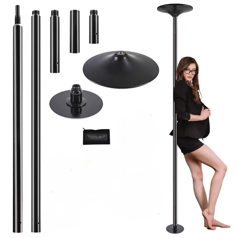 Spinning Static Portable Removable Stripper Dance Pole Kit Club Home 2026