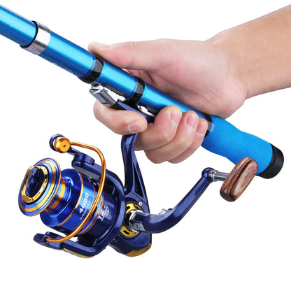Sougayilang 1000~7000 Fishing Reel 5.2:1 Gear Ratio Spinning Reel with Folding Grip Max Drag 10kg All for Fishing Windlass Pesca