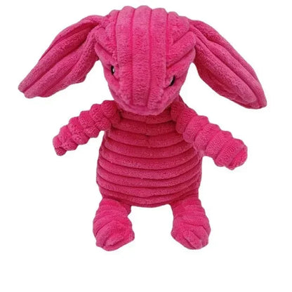 Plush Dog Toy Animals Shape Bite Resistant Squeaky Toys Corduroy Dog Toys for Small Large Dogs Puppy Pets Training Accessories
