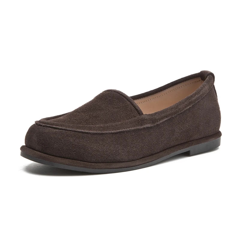 Winter Shoes Women's 2026 New Wool One-piece Women's Loafers Low Heel Fashion Casual One-Foot Slip-on Warm Ladies Shoes