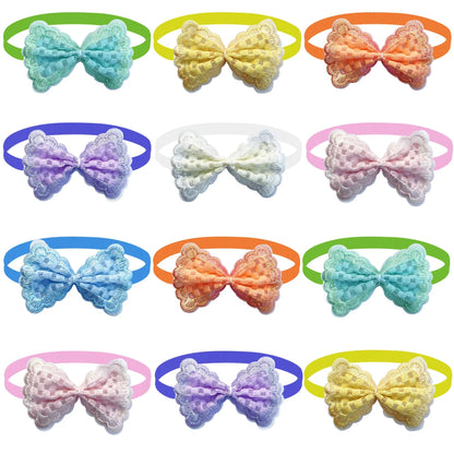 50/100pcs Dog Accessories Small Dog Cat Bowties For Dog Grooming Products Dogs Supplies Mini Dogs Pets Bow Tie
