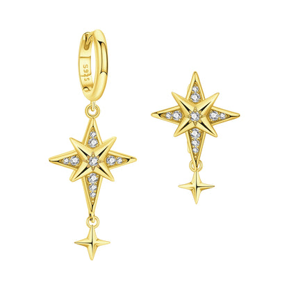 Original 925 Sterling Silver Heart Vintage Luxury Earrings Fashion 18K Gold Hoop Earrings for Women Piercing Jewelry Aretes 2026