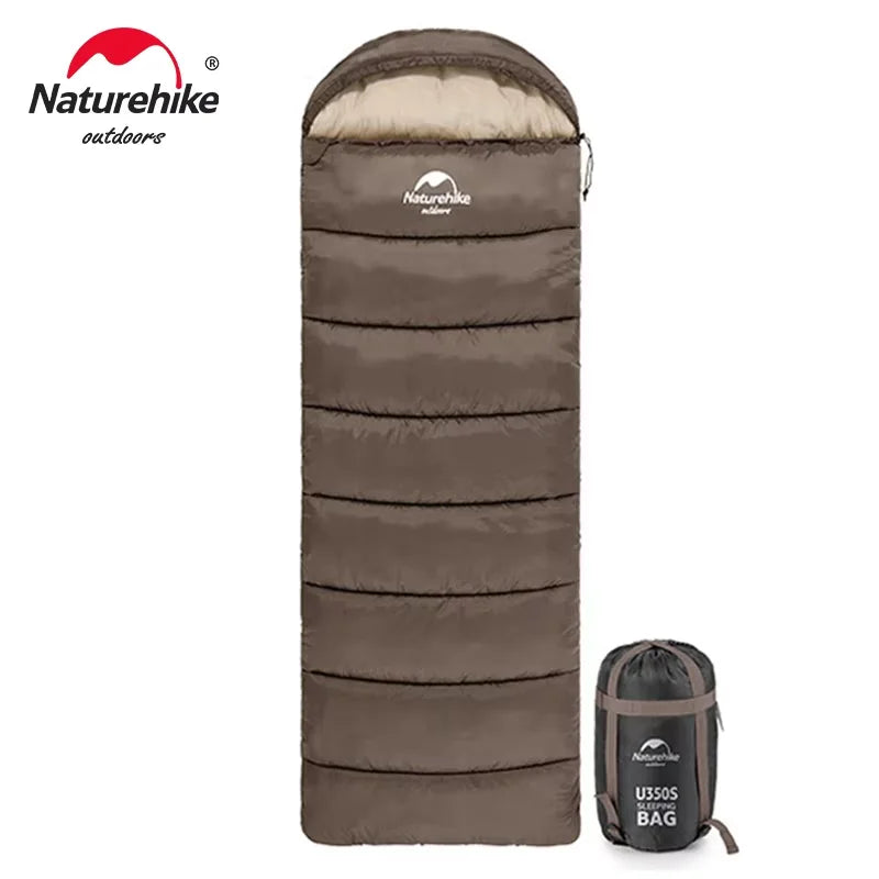 Naturehike Camping Sleeping Bag Ultralight Waterproof 4 Seasons Warm Envelope Type Sleeping Bag for Outdoor Hiking Backpacking