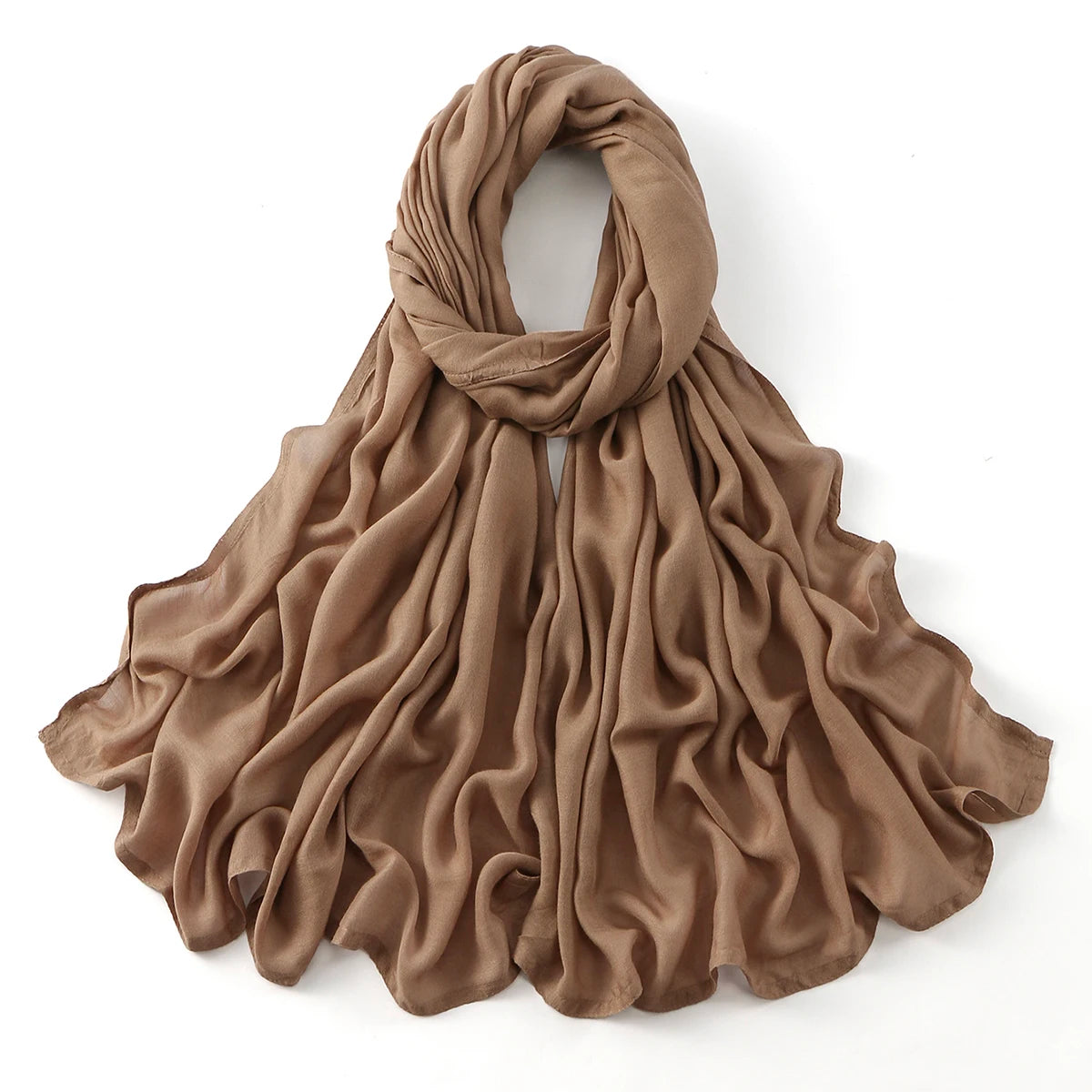 New Cotton Rayon Modal Hijab Scarf Women Big Size Muslim Headscarf Wraps Shawl Femme Musulman Headband Islamic Turban 185*75CM