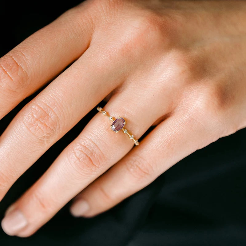 24K Gold Plated Colorful Crystal Gold Rings Turquoise Engagement Wedding Anniversary Ring Light Luxury Fashion Jewelry Gifts A40