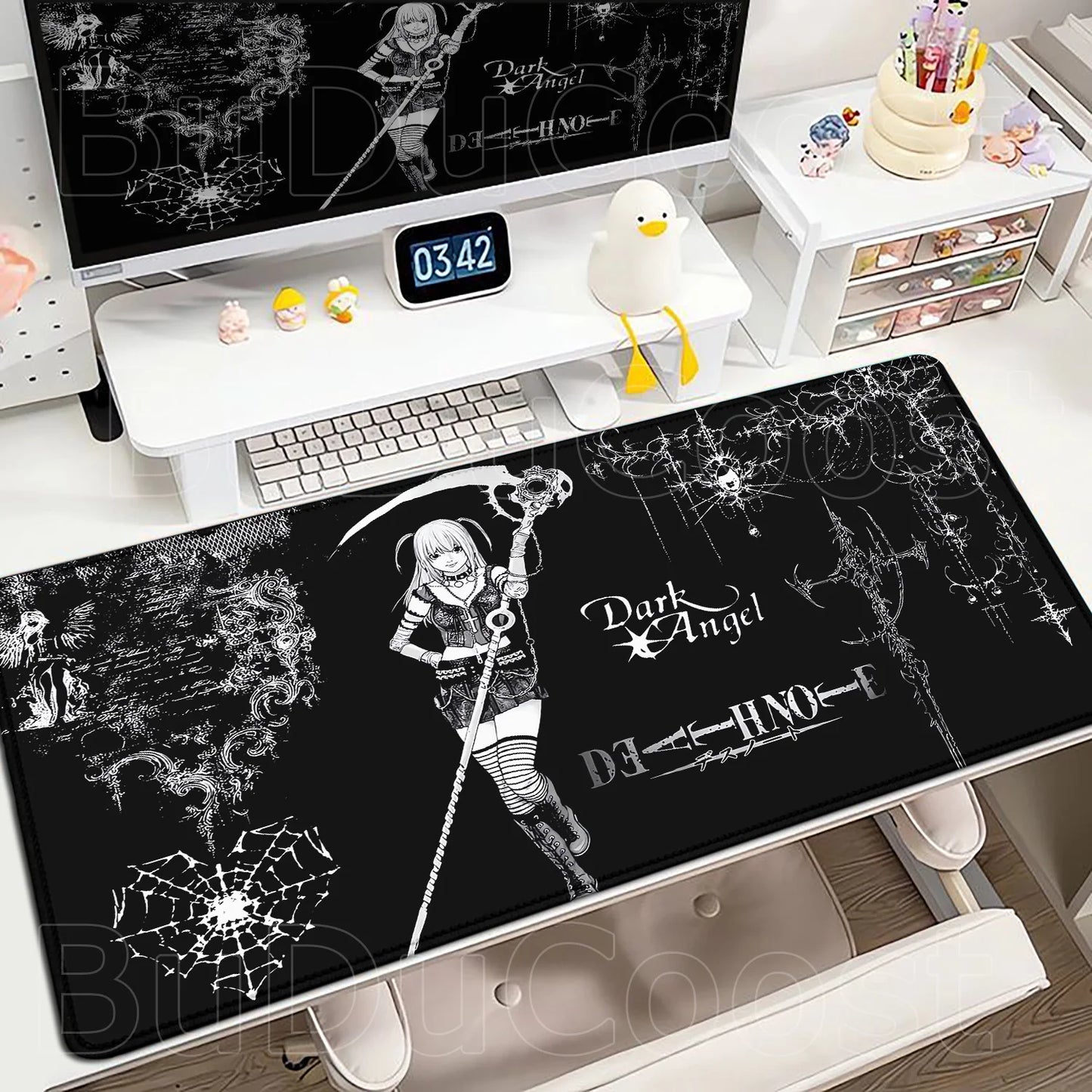 New Misa Amane Light Yagami Desk Mat Death Note Anime Mousepad Computer Gamers Lock Edge Mouse Pad Gaming E-sports Keyboard Pads