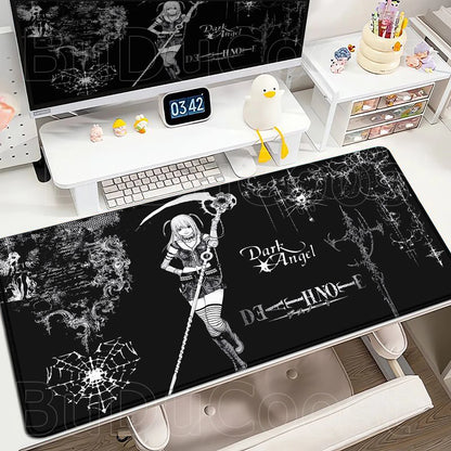New Misa Amane Light Yagami Desk Mat Death Note Anime Mousepad Computer Gamers Lock Edge Mouse Pad Gaming E-sports Keyboard Pads