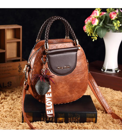 Vintage Women's Bag Luxury Designer Boston Style Women Shoulder Bag High Quality Fashion Crossbody Bags Female Handbags