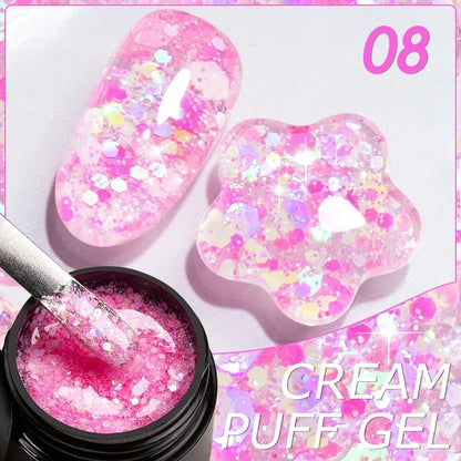7.5ML Summer Fruit Series Cat Magnetic Gel Nail Polish Green Purple Pink Cat Eye Gel Soak Off UV Nail Art Varnish For Manicure