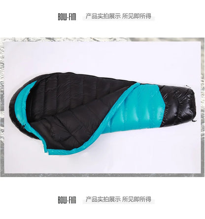 Winter Camping Sleeping Bag 800+FP Goose Down Ultralight Warm Sleeping Bag Outdoor Hiking Lightweight Waterproof Dleeping Bags