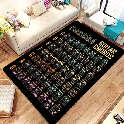 Professional Audio Mixer Rug Realistic 3D Music Studio Carpet with Knobs Sliders Buttons Perfect for Music Lovers Home Decor