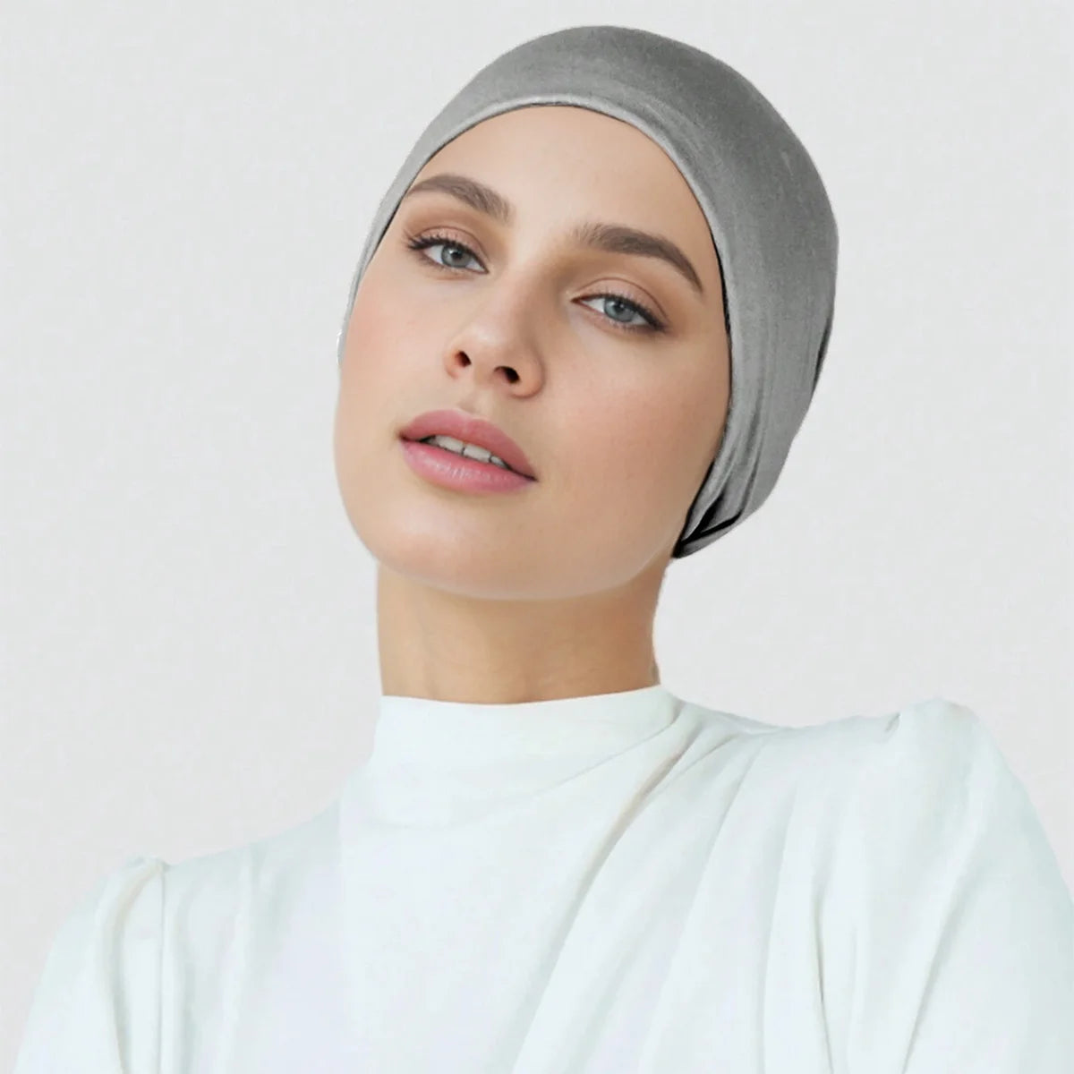 Premium Soft Muslim Hijab Underscarf Caps Cotton Stretch Turban Cap Islamic Underscarf Bonnet Headscarf Headband Islamic Turbans