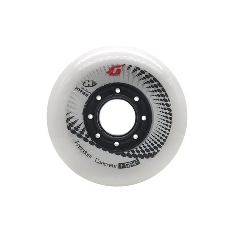 Hyper+G 84A Inline Skate Wheels 4 or 8 Pcs GRIP Concrete Roller Skates Wheel Slalom Braking Skating Street Sliding Patines Tires