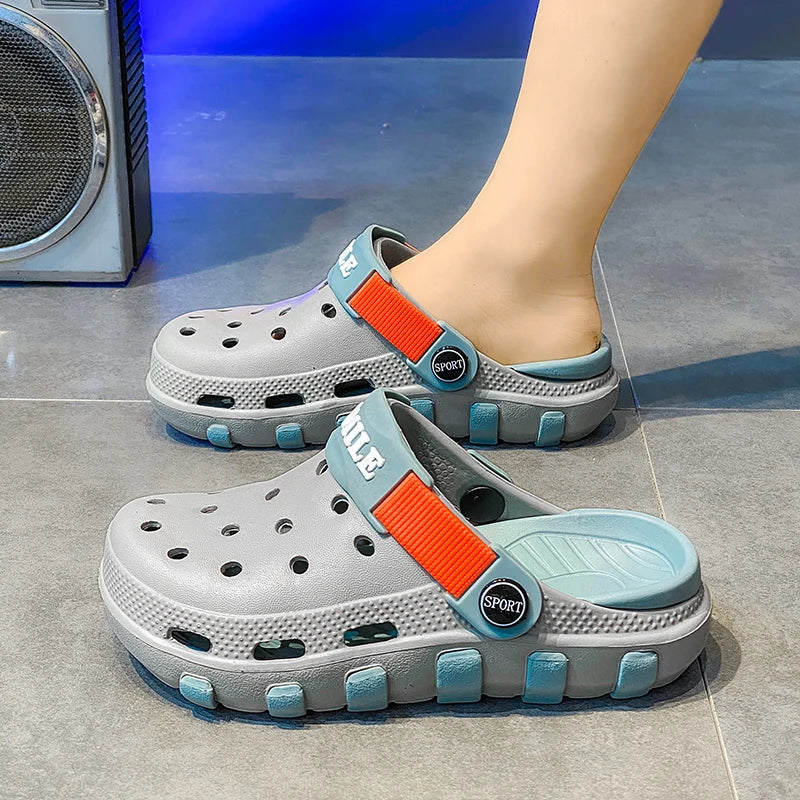 Children Slippers Boy Clogs Summer Beach  Shoes Sneaker Casual Comfortable Indoor Outdoor Sports Sandals for Boy 4 To 10 Years