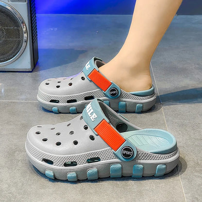 Children Slippers Boy Clogs Summer Beach  Shoes Sneaker Casual Comfortable Indoor Outdoor Sports Sandals for Boy 4 To 10 Years