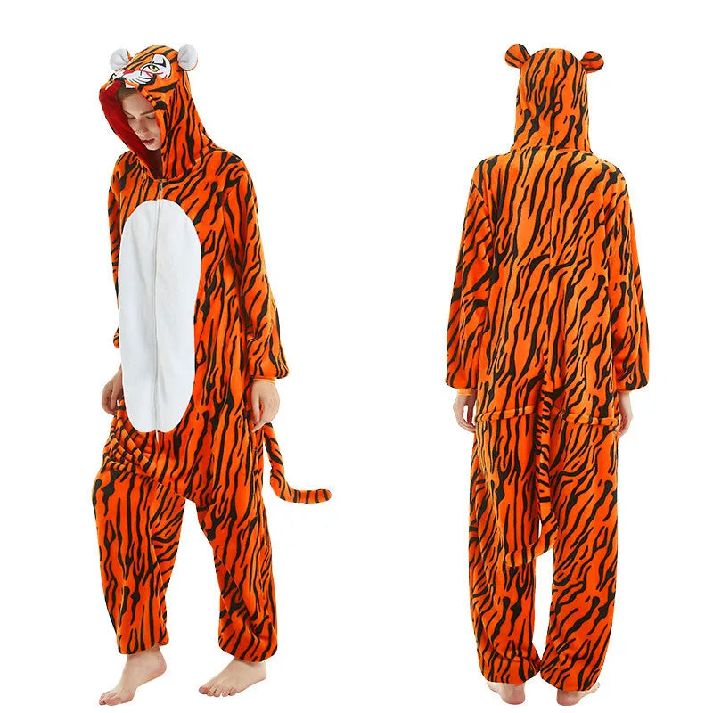 Kigurumi Unicorn Cartoon Onesies Kids Children Animal Pajamas Jumpsuits Women Men Sleepwear Onepiece Anime Cosplay Costumes